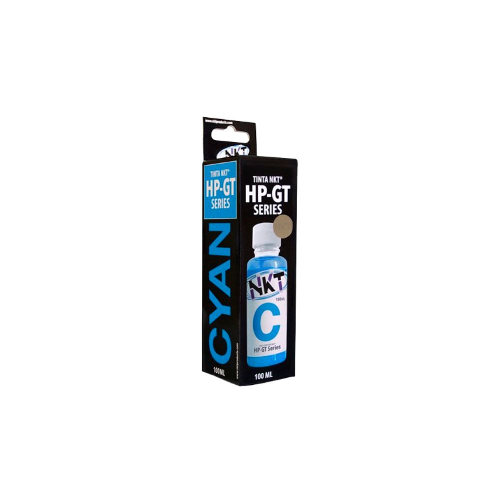 Tinta NKT GT52 Cyan | Compatible con HP Smart Tank e Ink Tank