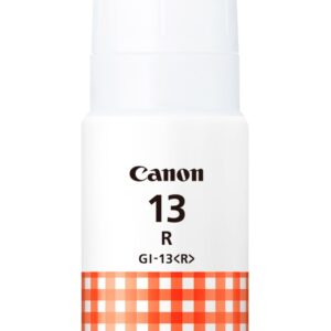 Tinta Canon GI 13 Rojo 70 ml | Compatible con impresoras PIXMA G510 G610