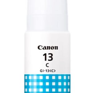 Tinta Canon GI 13 Cian 70 ml | Compatible con impresoras PIXMA G510 G610
