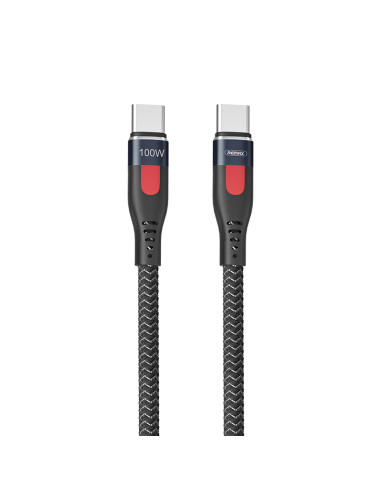 Cable Remax USB C a USB C 100W RC 187C | Carga Rápida Transferencia de Datos