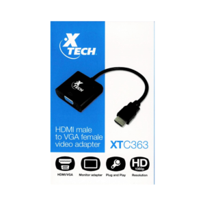 Adaptador VGA a HDMI Xtech XTC363
