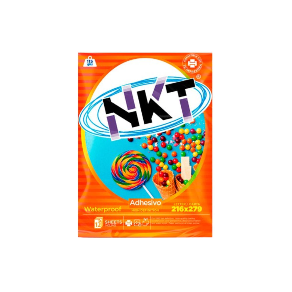 NKT Papel Fotográfico | Adhesivo